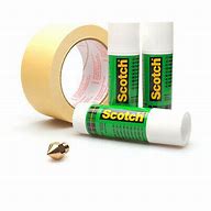 Glues and adhesive tapes